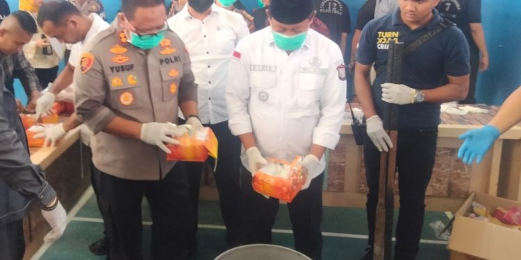 Selama Tiga Bulan, 16 Kg Sabu 10 Ribu Butir Pil Ekstasi Diungkap di Tanjungbalai 