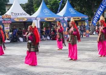Ribuan Pelajar Asahan Padati Turnamen Volly Pada Acara Puncak Fazzio Youth Festival 2025.