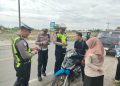 Mayoritas Pelanggar Operasi Zebra Toba di Asahan Tidak Pakai Helm