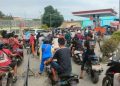 Warga di Asahan Panic Buyying, SPBU Warga Antre Hingga 5 Jam
