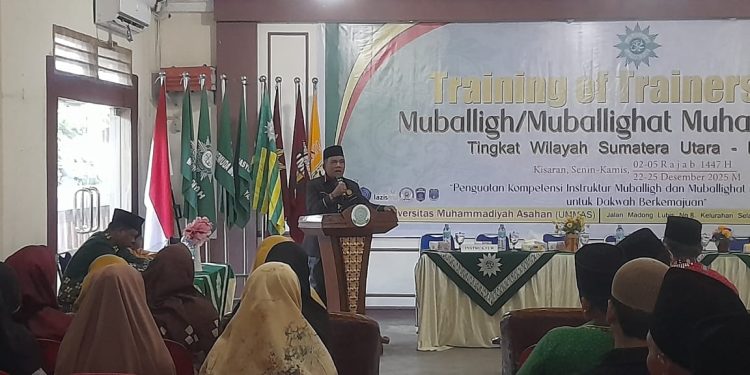 Asahan Jadi Episentrum Kaderisasi Dai Muhammadiyah, ToT Mubalig–Mubaligat Sumut Digelar 4 Hari