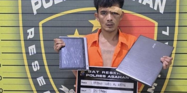 Aseng yang Bobol Rumah Pendeta di Kisaran Ditangkap