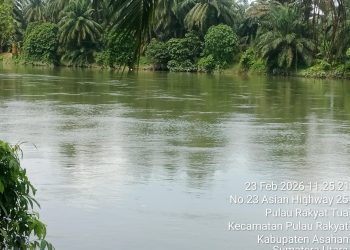 Diduga Kabur Saat Didatangi Polisi, Pria 40 Tahun Hanyut di Sungai Asahan