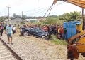 Mobil Dikendarai Kakek dan Dua Cucunya Ditabrak KA Putri Deli di Kisaran, Dua Bocah Tewas Seketika