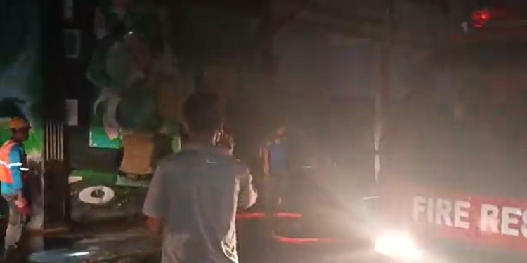 Ruko Tempat Hiburan Malam di Kisaran Terbakar