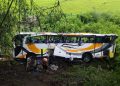 Bus Rombongan Pelajar Terperosok ke Jurang di Toba, Puluhan Siswa Alami Luka Ringan