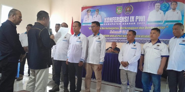 Sapriadi Terpilih Jadi Ketua PWI Kabupaten Asahan di Konferensi ke IX